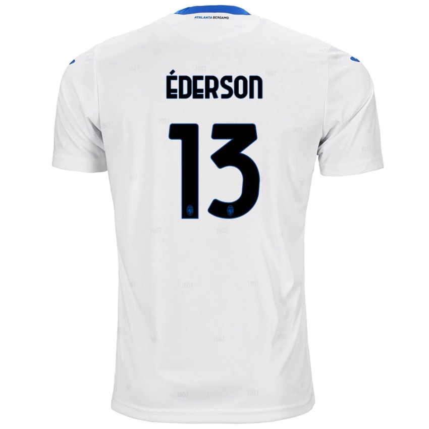 Kinder Ederson #13 Weiß Auswärtstrikot Trikot 2024/25 T-Shirt Schweiz