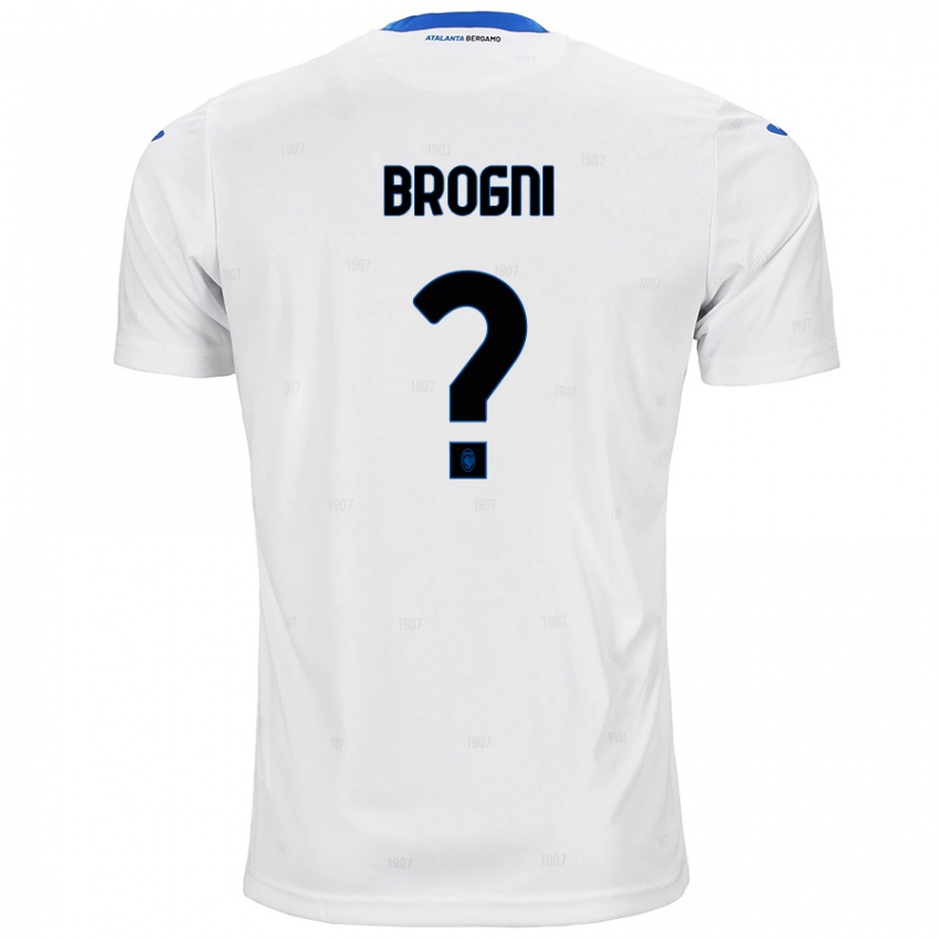 Kinder Giorgio Brogni #0 Weiß Auswärtstrikot Trikot 2024/25 T-Shirt Schweiz