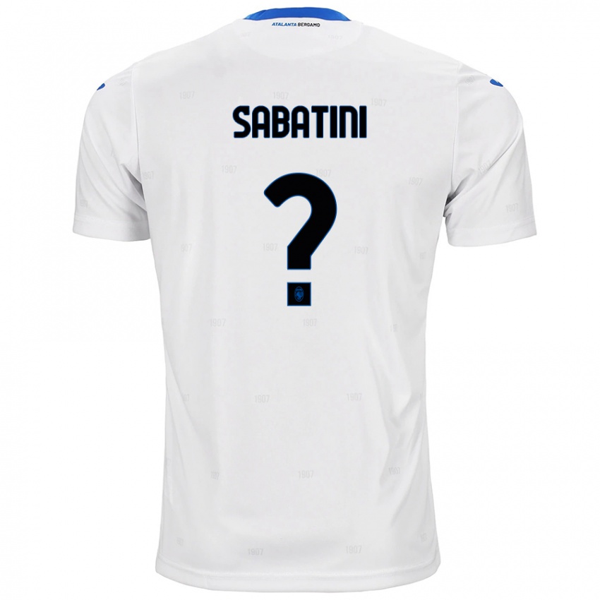 Kinder Carlo Sabatini #0 Weiß Auswärtstrikot Trikot 2024/25 T-Shirt Schweiz