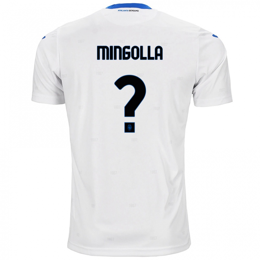 Kinder Simone Mingolla #0 Weiß Auswärtstrikot Trikot 2024/25 T-Shirt Schweiz