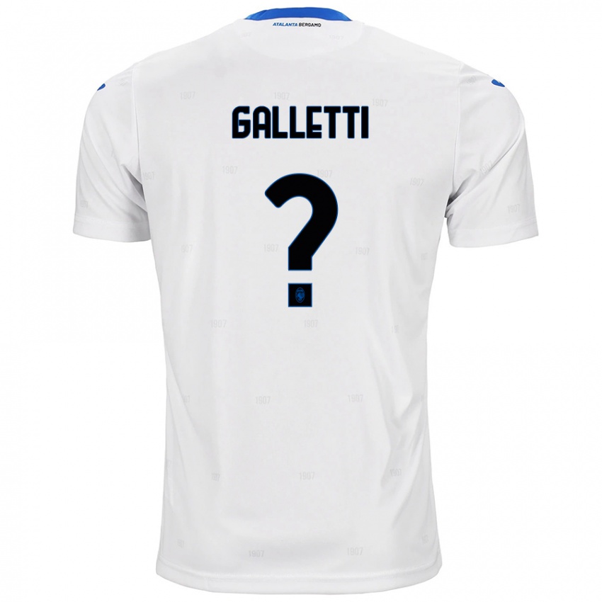 Kinder Elia Galletti #0 Weiß Auswärtstrikot Trikot 2024/25 T-Shirt Schweiz