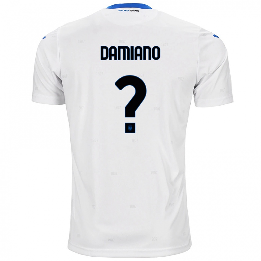 Kinder Vincenzo Damiano #0 Weiß Auswärtstrikot Trikot 2024/25 T-Shirt Schweiz