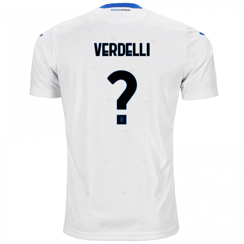 Kinder Davide Verdelli #0 Weiß Auswärtstrikot Trikot 2024/25 T-Shirt Schweiz