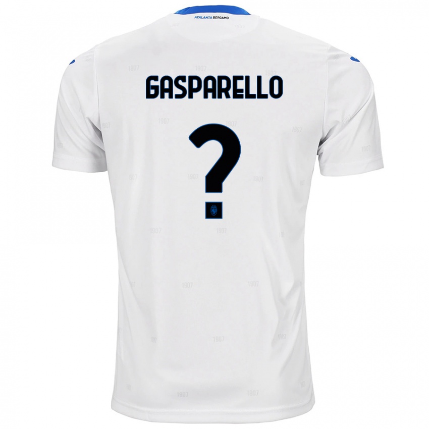 Kinder Francesco Gasparello #0 Weiß Auswärtstrikot Trikot 2024/25 T-Shirt Schweiz