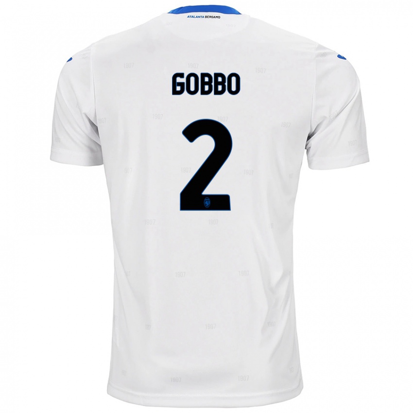 Kinder Luca Gobbo #2 Weiß Auswärtstrikot Trikot 2024/25 T-Shirt Schweiz