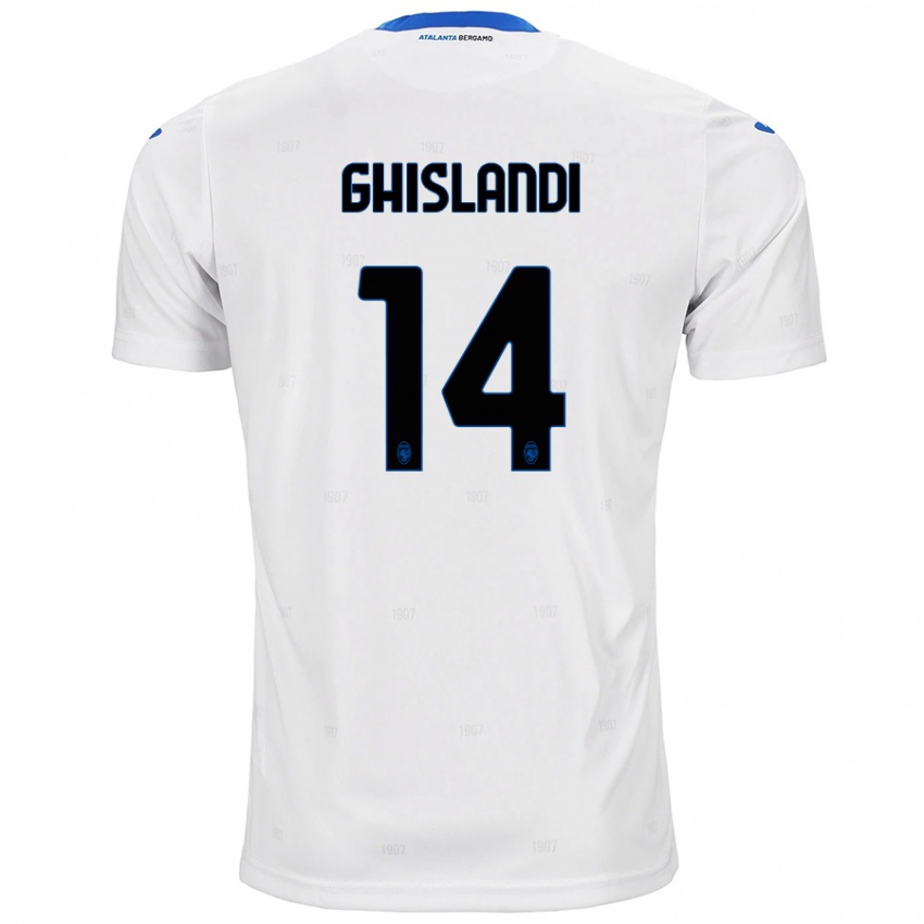 Kinder Davide Ghislandi #14 Weiß Auswärtstrikot Trikot 2024/25 T-Shirt Schweiz