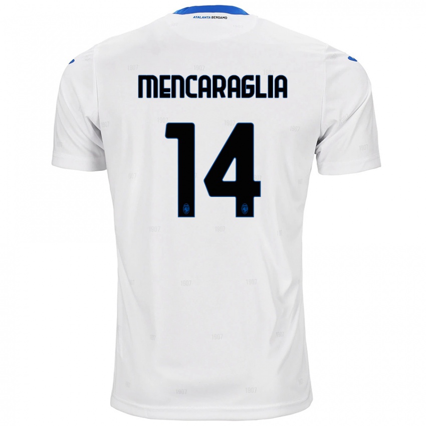 Kinder Filippo Mencaraglia #14 Weiß Auswärtstrikot Trikot 2024/25 T-Shirt Schweiz