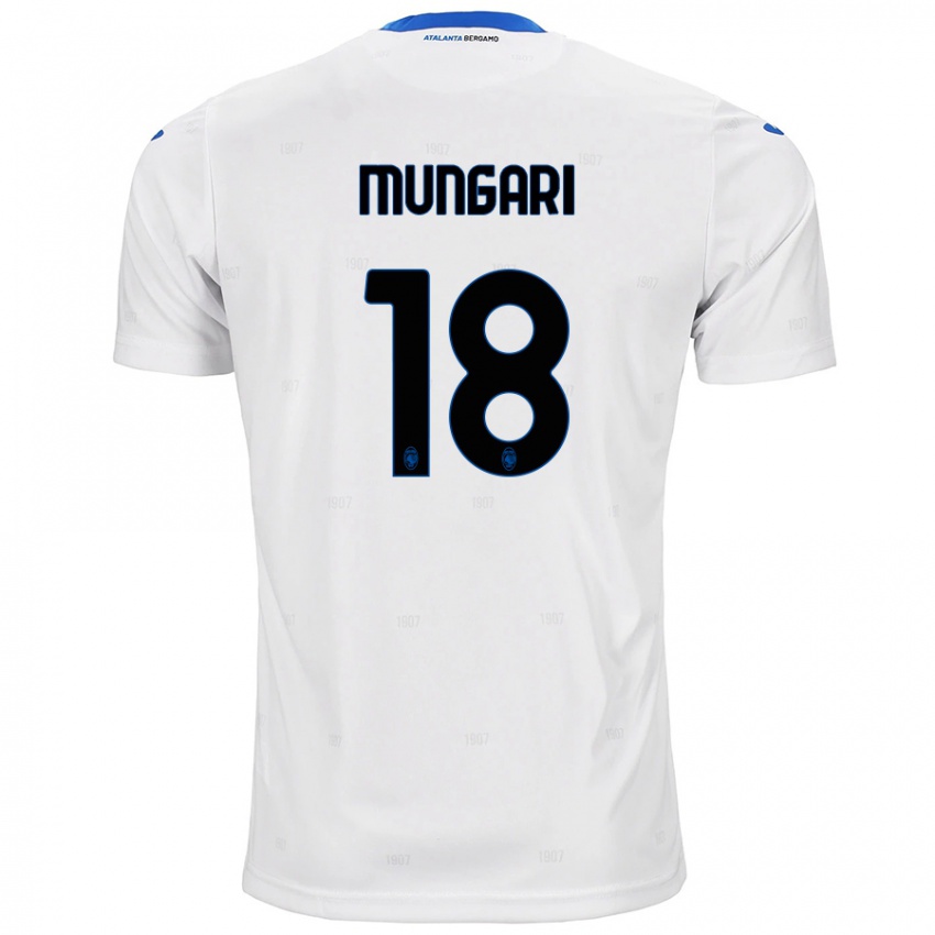 Kinder Giuseppe Mungari #18 Weiß Auswärtstrikot Trikot 2024/25 T-Shirt Schweiz