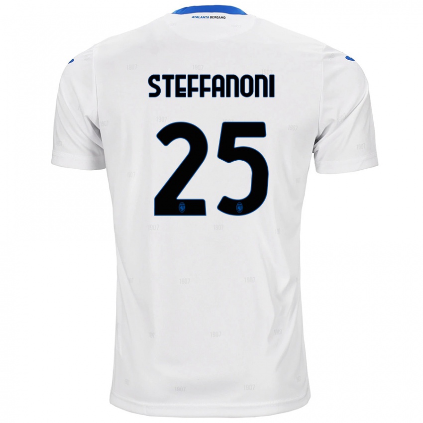 Kinder Federico Steffanoni #25 Weiß Auswärtstrikot Trikot 2024/25 T-Shirt Schweiz