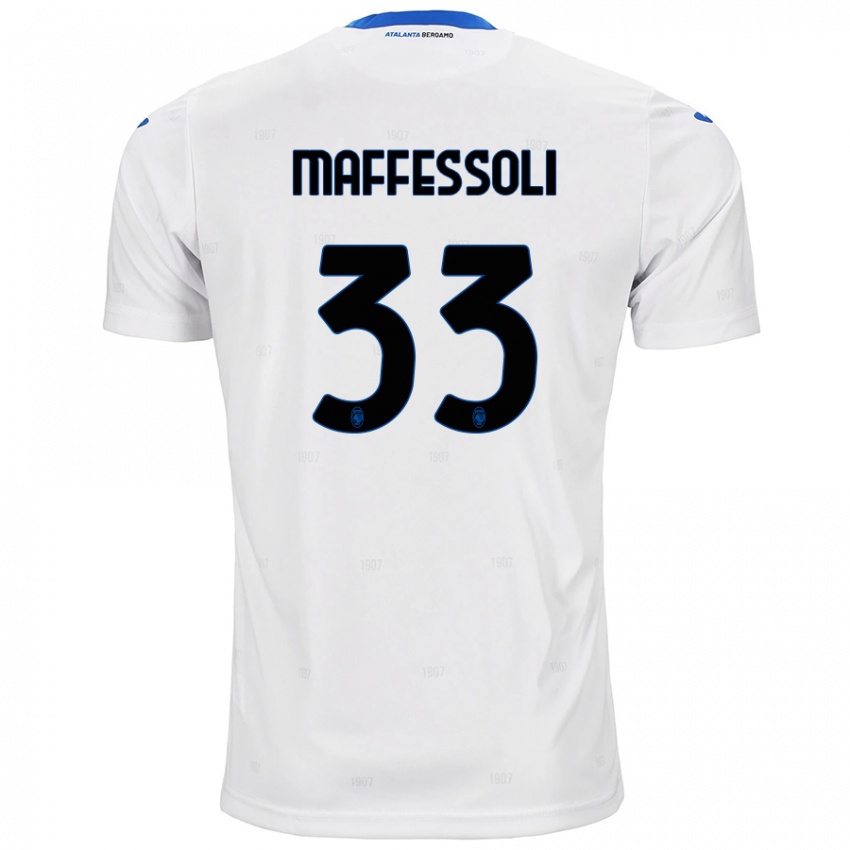 Kinder Manuel Maffessoli #33 Weiß Auswärtstrikot Trikot 2024/25 T-Shirt Schweiz