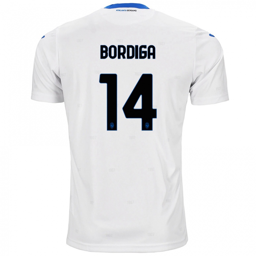 Kinder Michele Bordiga #14 Weiß Auswärtstrikot Trikot 2024/25 T-Shirt Schweiz