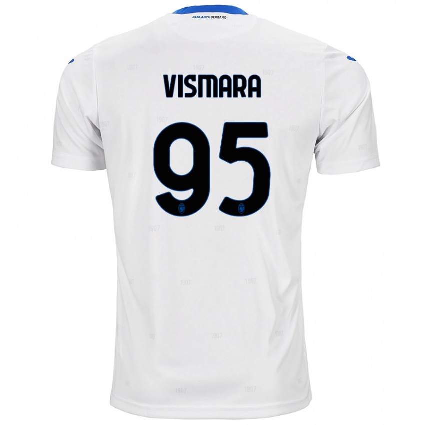 Kinder Paolo Vismara #95 Weiß Auswärtstrikot Trikot 2024/25 T-Shirt Schweiz