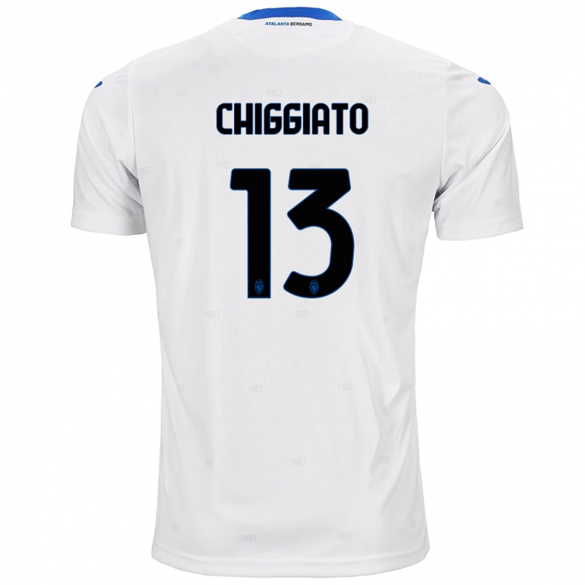 Kinder Gabriele Chiggiato #13 Weiß Auswärtstrikot Trikot 2024/25 T-Shirt Schweiz