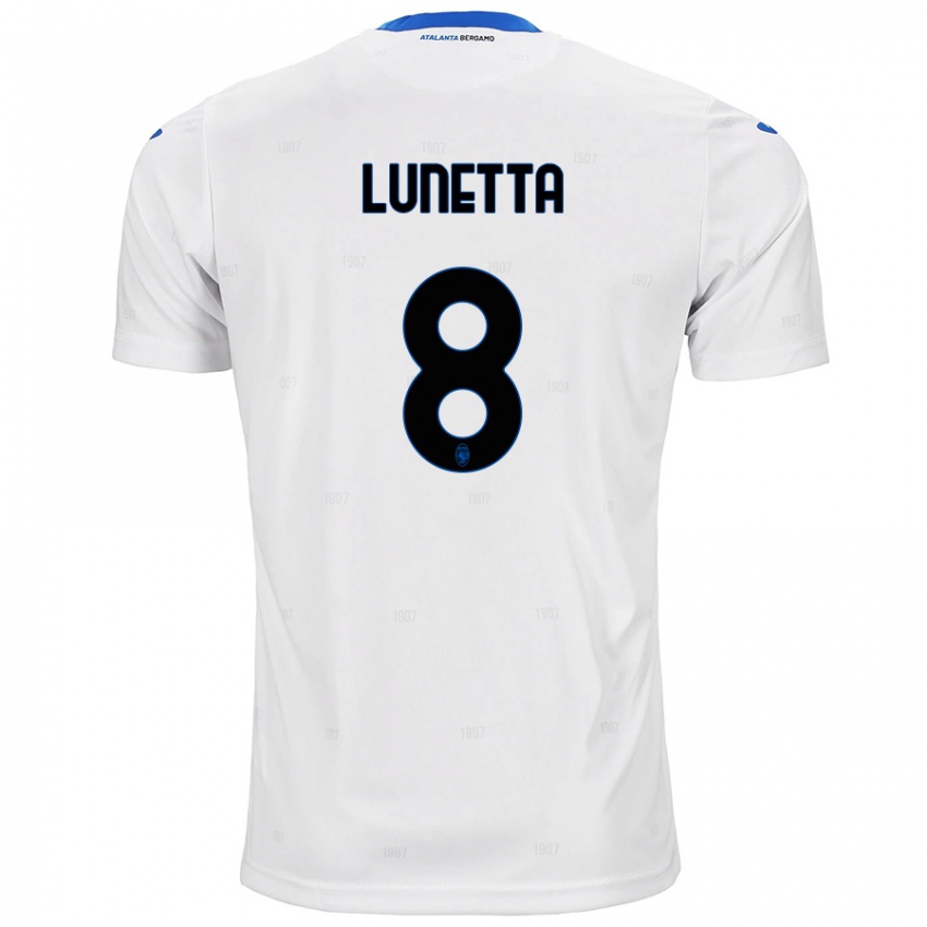 Kinder Gabriel Lunetta #8 Weiß Auswärtstrikot Trikot 2024/25 T-Shirt Schweiz