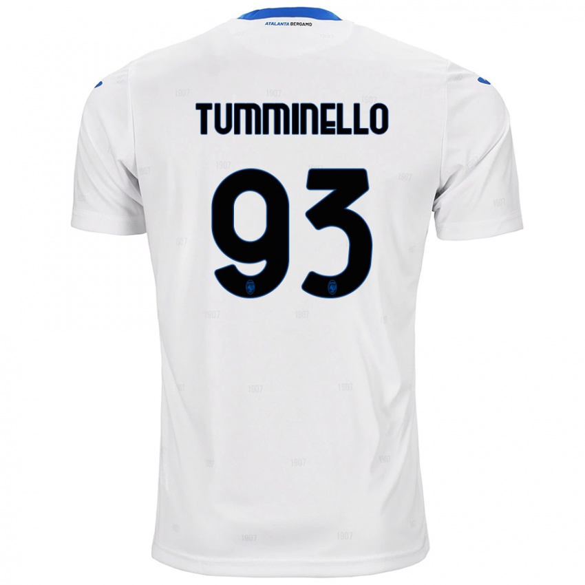 Kinder Marco Tumminello #93 Weiß Auswärtstrikot Trikot 2024/25 T-Shirt Schweiz