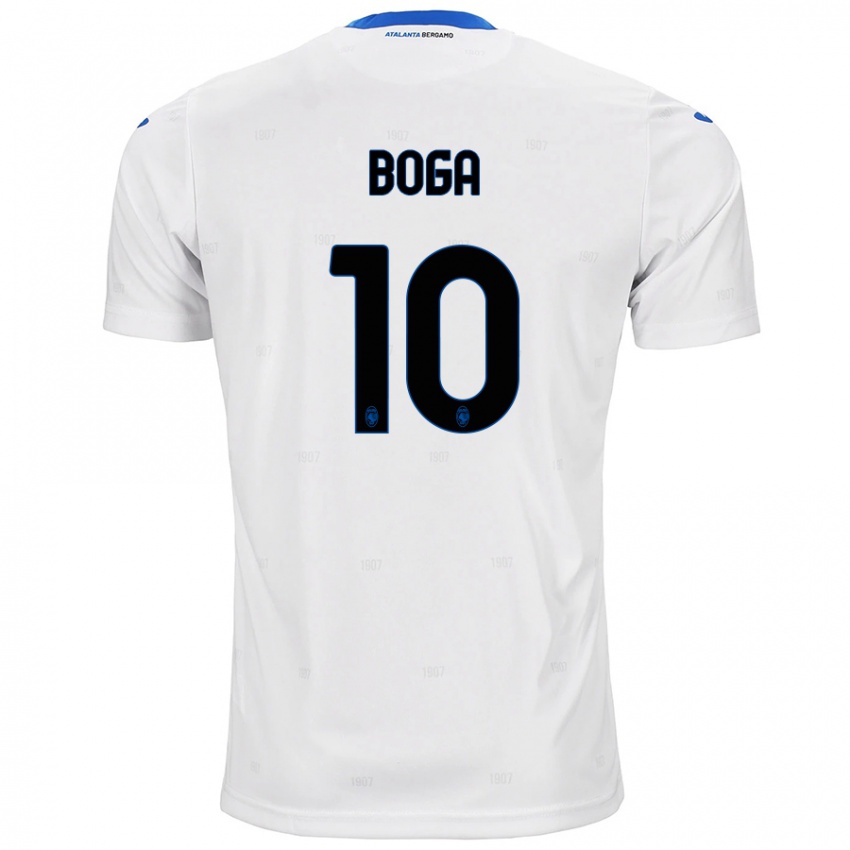 Kinder Jeremie Boga #10 Weiß Auswärtstrikot Trikot 2024/25 T-Shirt Schweiz