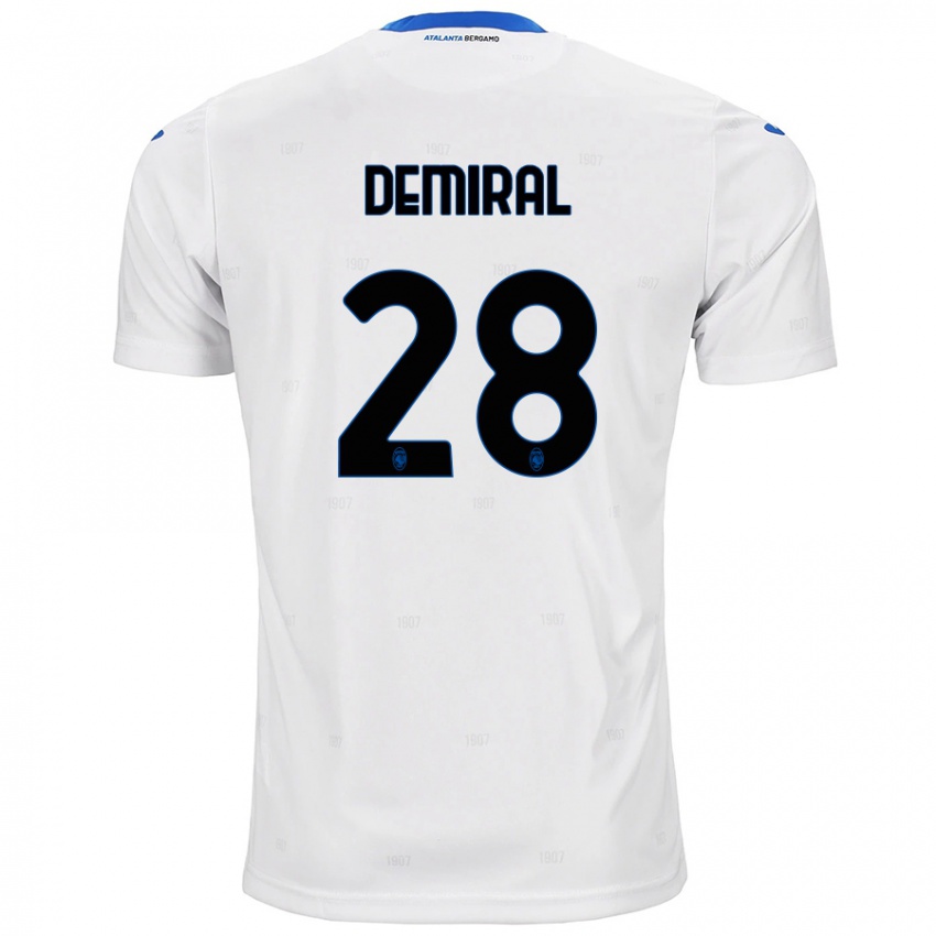 Kinder Merih Demiral #28 Weiß Auswärtstrikot Trikot 2024/25 T-Shirt Schweiz