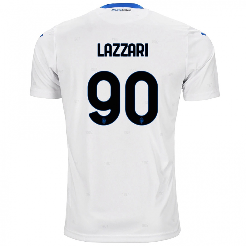 Kinder Ilaria Lazzari #90 Weiß Auswärtstrikot Trikot 2024/25 T-Shirt Schweiz