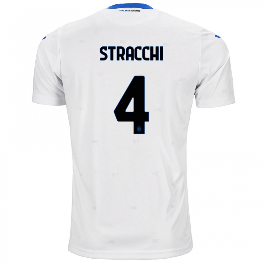 Kinder Daniela Stracchi #4 Weiß Auswärtstrikot Trikot 2024/25 T-Shirt Schweiz