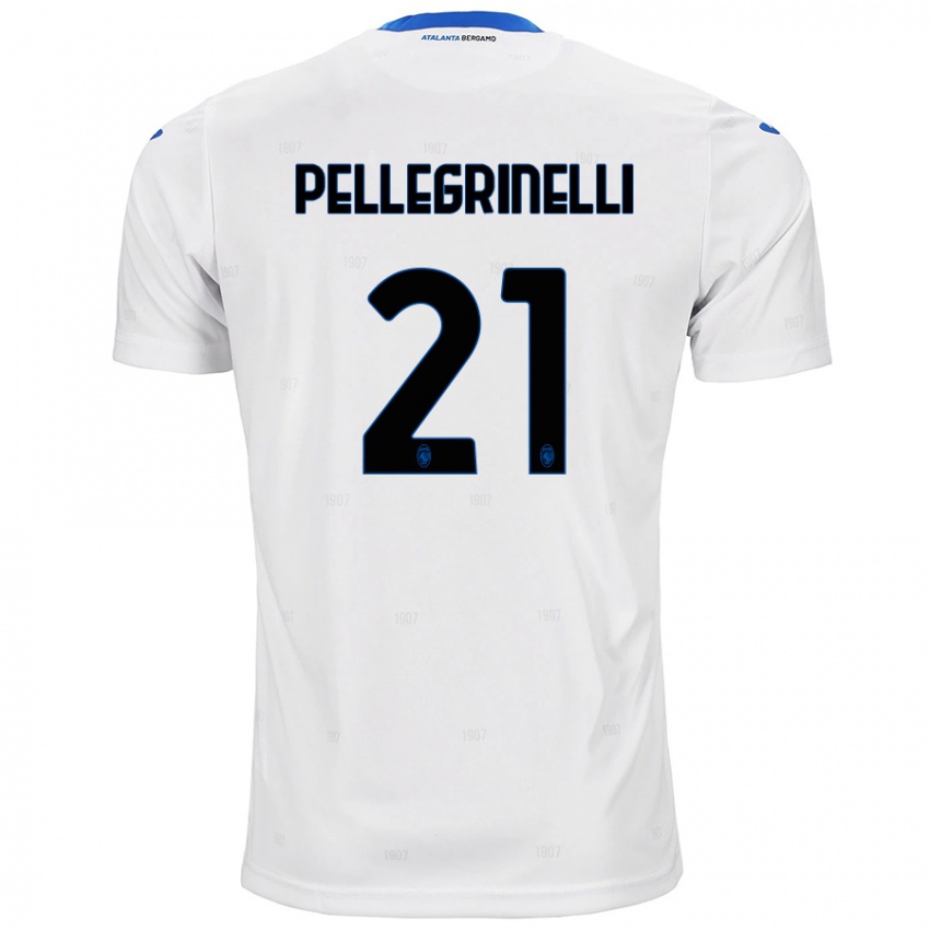 Kinder Giorgia Pellegrinelli #21 Weiß Auswärtstrikot Trikot 2024/25 T-Shirt Schweiz