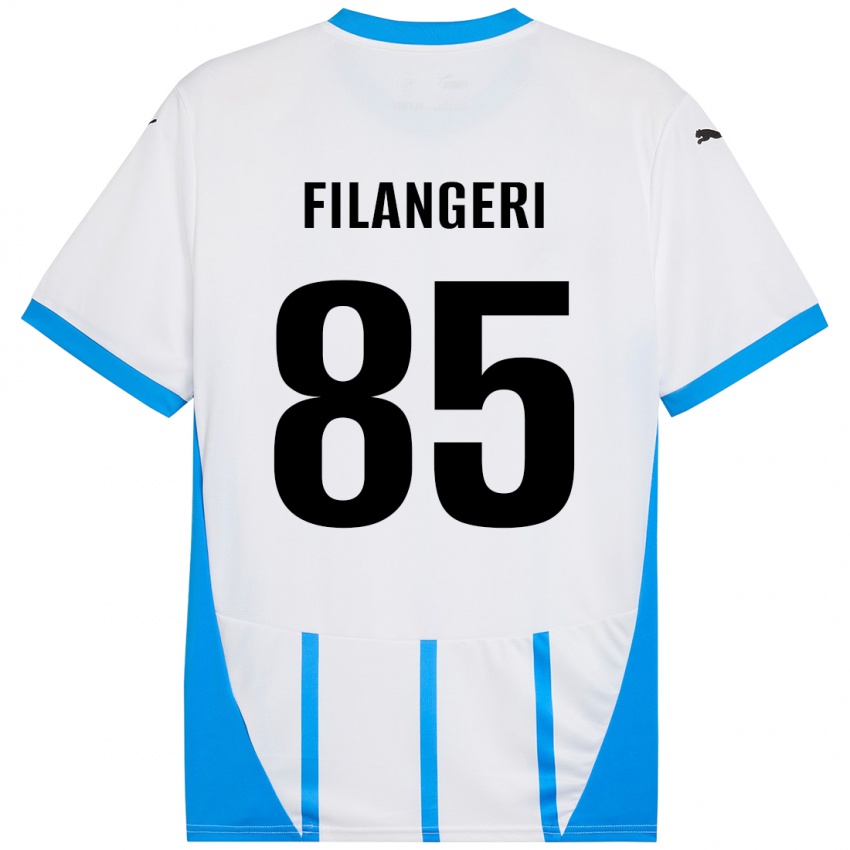 Kinder Maria Luisa Filangeri #85 Weiß Blau Auswärtstrikot Trikot 2024/25 T-Shirt Schweiz