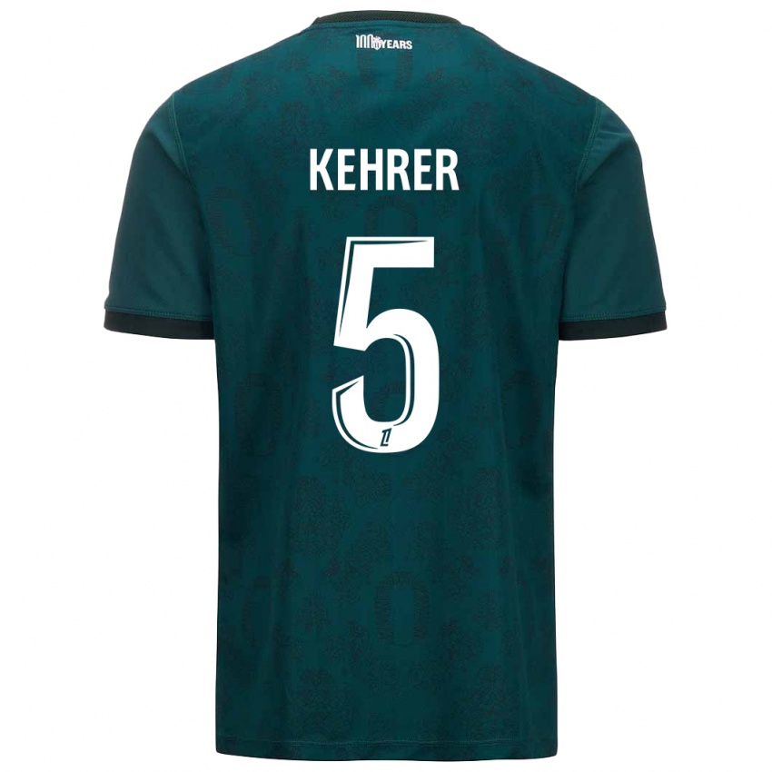 Enfant Maillot Thilo Kehrer #5 Vert Foncé Tenues Extérieur 2024/25 T-Shirt Suisse