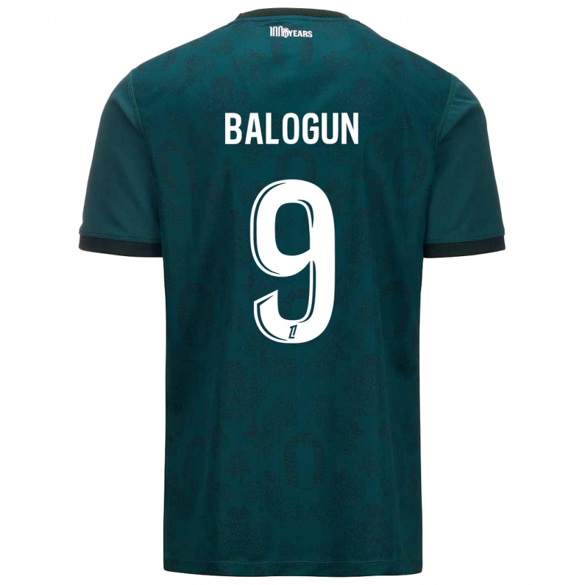 Enfant Maillot Folarin Balogun #9 Vert Foncé Tenues Extérieur 2024/25 T-Shirt Suisse