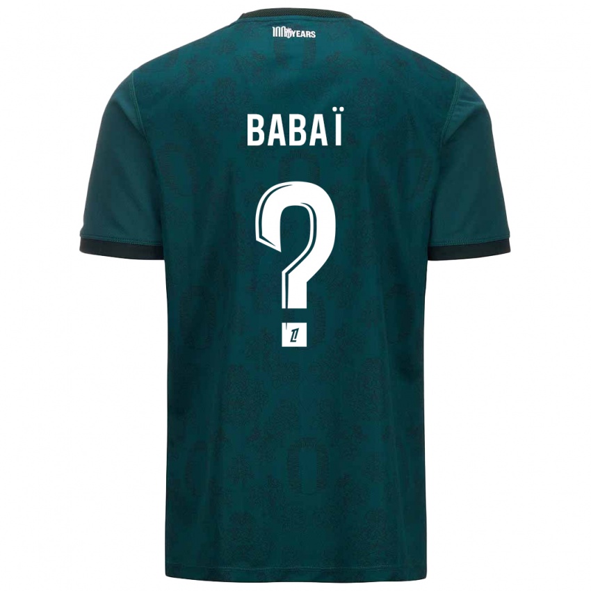 Enfant Maillot Nazim Babaï #0 Vert Foncé Tenues Extérieur 2024/25 T-Shirt Suisse