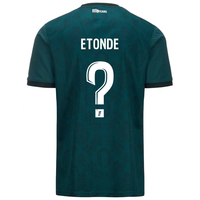 Enfant Maillot Romaric Etonde #0 Vert Foncé Tenues Extérieur 2024/25 T-Shirt Suisse