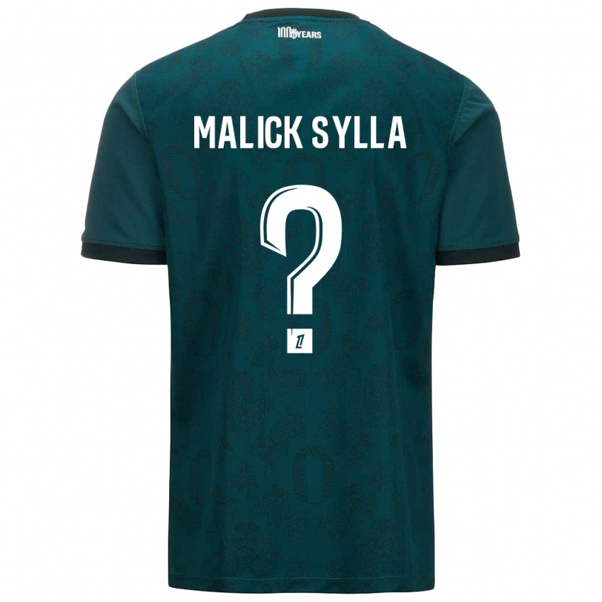 Enfant Maillot Malick Sylla #0 Vert Foncé Tenues Extérieur 2024/25 T-Shirt Suisse