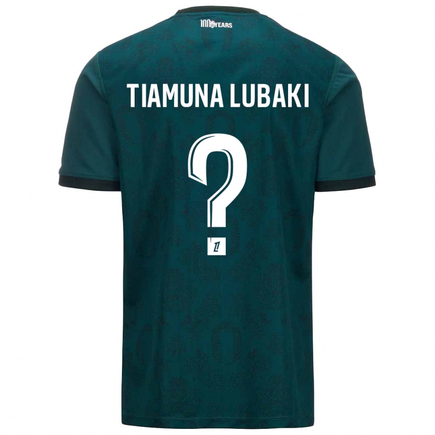 Enfant Maillot Loïc Tiamuna Lubaki #0 Vert Foncé Tenues Extérieur 2024/25 T-Shirt Suisse