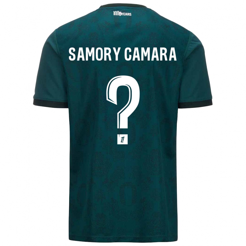 Enfant Maillot Verges Samory Camara #0 Vert Foncé Tenues Extérieur 2024/25 T-Shirt Suisse