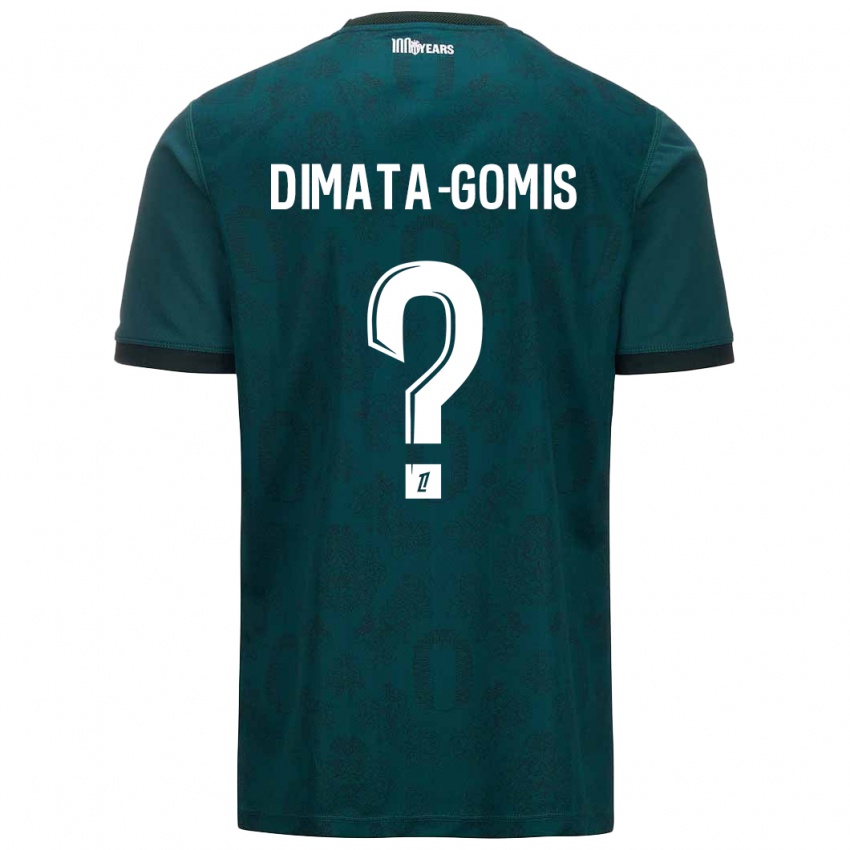 Enfant Maillot Kamron Dimata-Gomis #0 Vert Foncé Tenues Extérieur 2024/25 T-Shirt Suisse