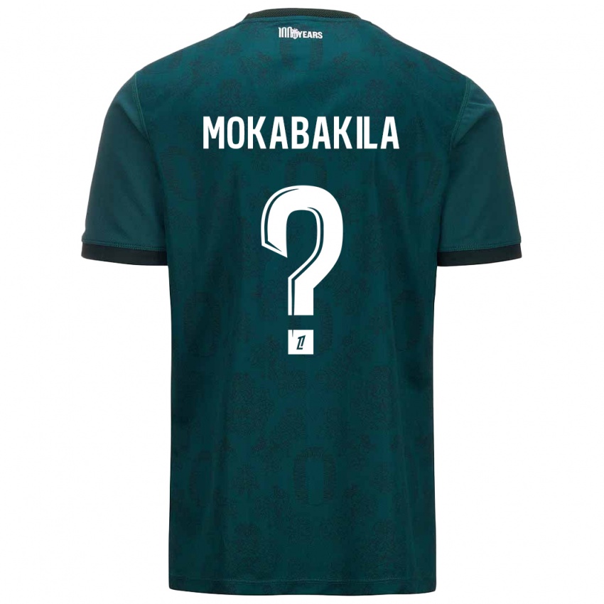 Enfant Maillot Nick Mokabakila #0 Vert Foncé Tenues Extérieur 2024/25 T-Shirt Suisse