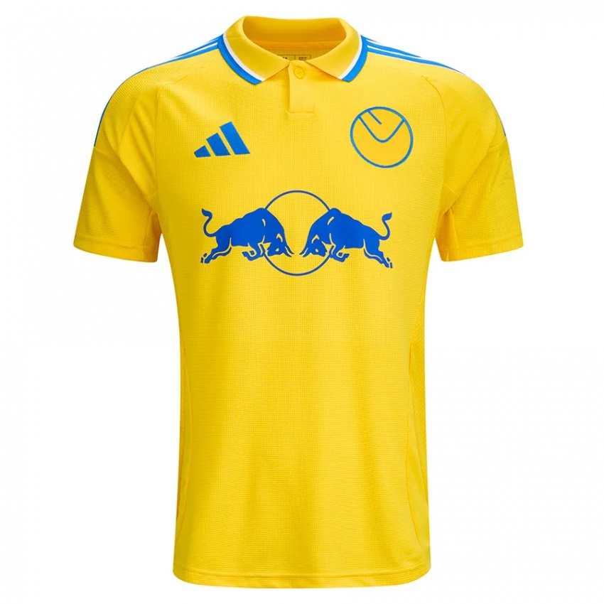 Enfant Maillot Ronnie Mcgrath #0 Jaune Bleu Tenues Extérieur 2024/25 T-Shirt Suisse