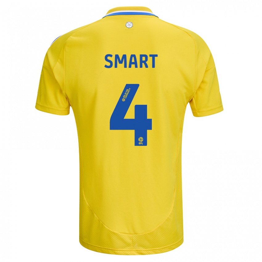 Enfant Maillot Olivia Smart #4 Jaune Bleu Tenues Extérieur 2024/25 T-Shirt Suisse