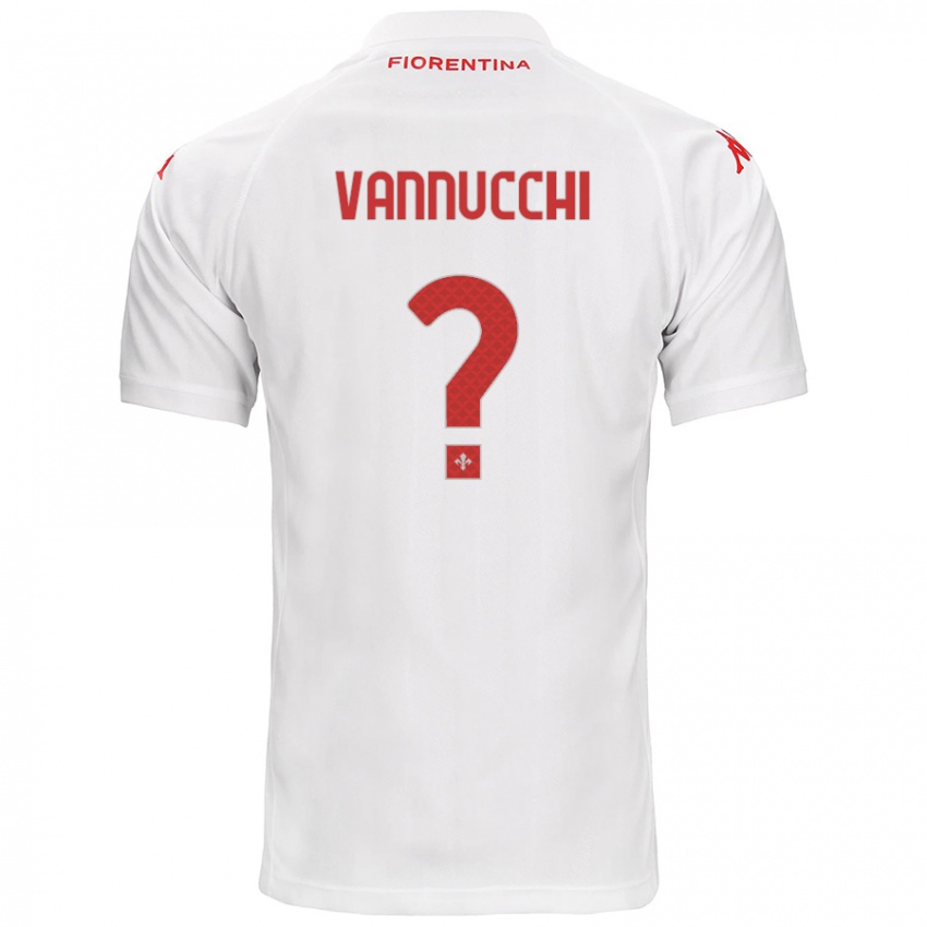 Enfant Maillot Tommaso Vannucchi #0 Blanc Tenues Extérieur 2024/25 T-Shirt Suisse