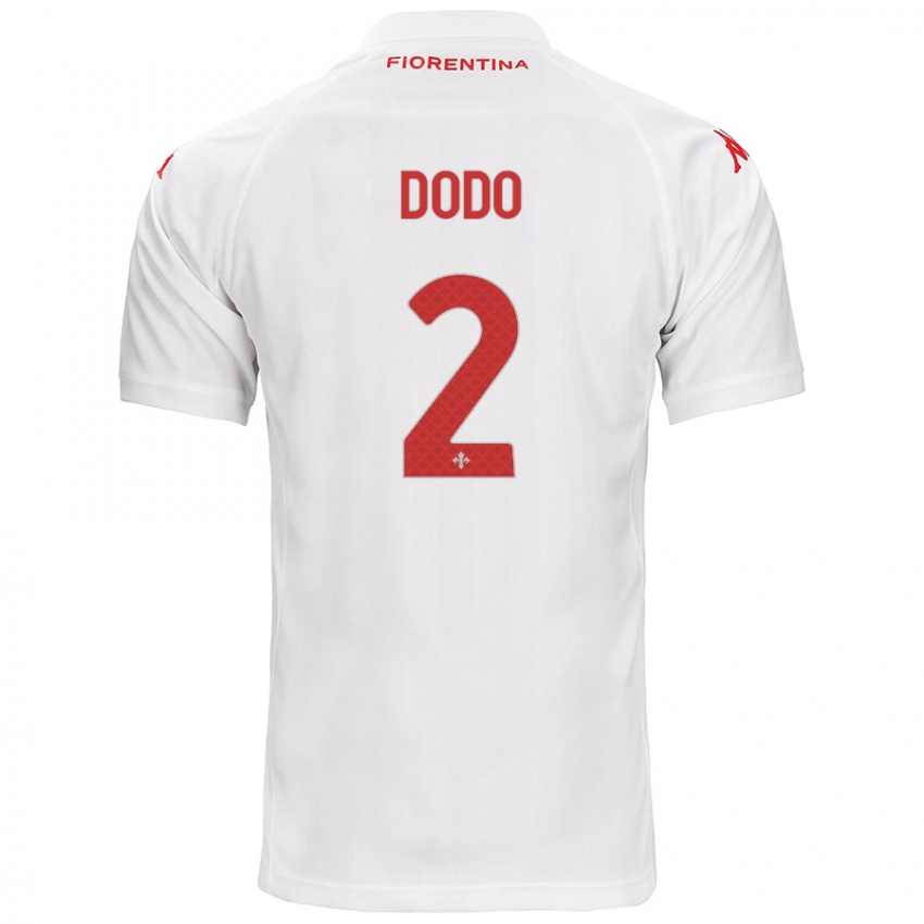 Enfant Maillot Dodô #2 Blanc Tenues Extérieur 2024/25 T-Shirt Suisse