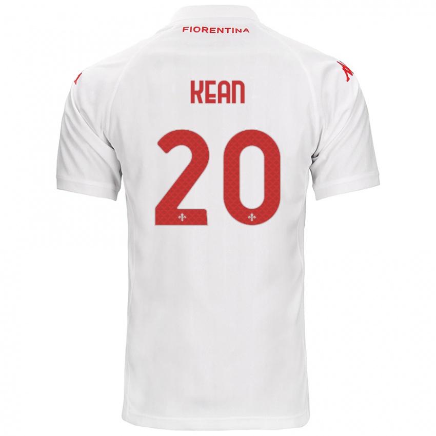 Kinder Moise Kean #20 Weiß Auswärtstrikot Trikot 2024/25 T-Shirt Schweiz