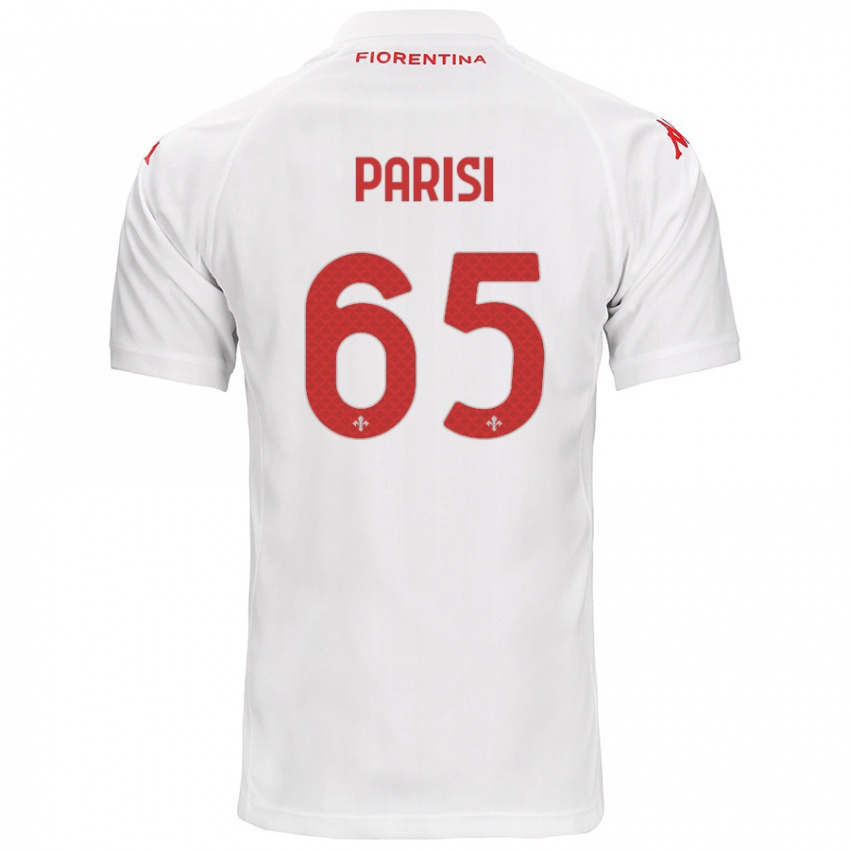 Enfant Maillot Fabiano Parisi #65 Blanc Tenues Extérieur 2024/25 T-Shirt Suisse