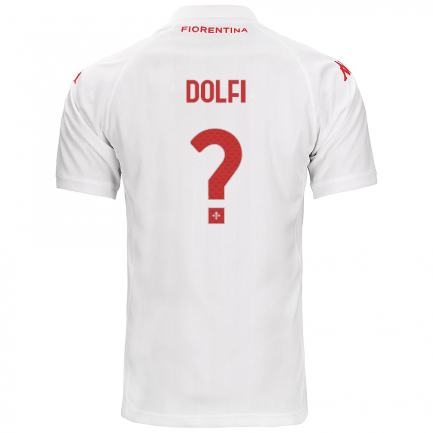 Enfant Maillot Brando Dolfi #0 Blanc Tenues Extérieur 2024/25 T-Shirt Suisse