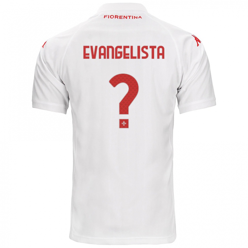 Enfant Maillot Carlo Evangelista #0 Blanc Tenues Extérieur 2024/25 T-Shirt Suisse