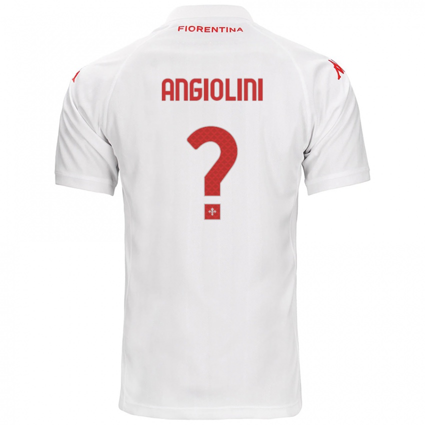 Enfant Maillot Gianmarco Angiolini #0 Blanc Tenues Extérieur 2024/25 T-Shirt Suisse