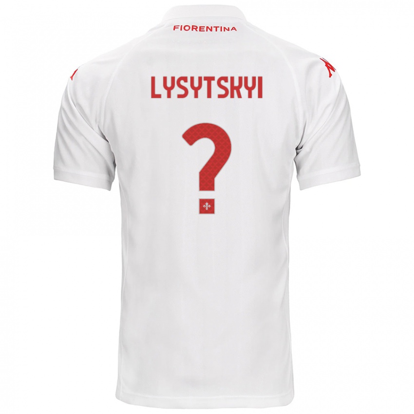 Enfant Maillot Andriy Lysytskyi #0 Blanc Tenues Extérieur 2024/25 T-Shirt Suisse