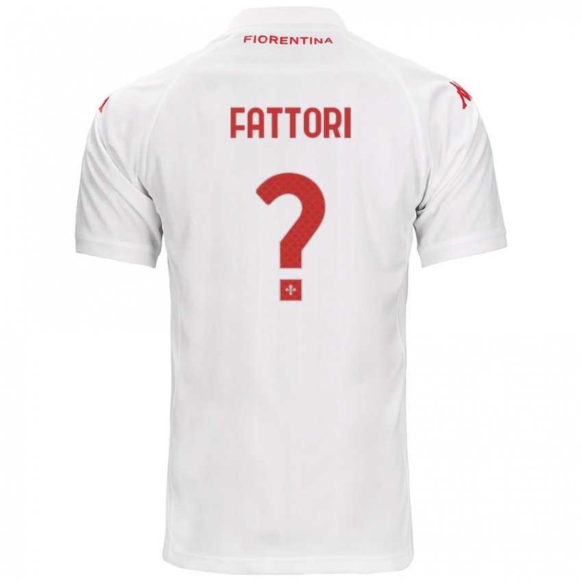 Enfant Maillot Filippo Fattori #0 Blanc Tenues Extérieur 2024/25 T-Shirt Suisse