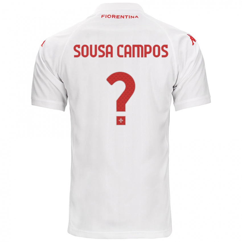 Enfant Maillot Matteo Sousa Campos #0 Blanc Tenues Extérieur 2024/25 T-Shirt Suisse