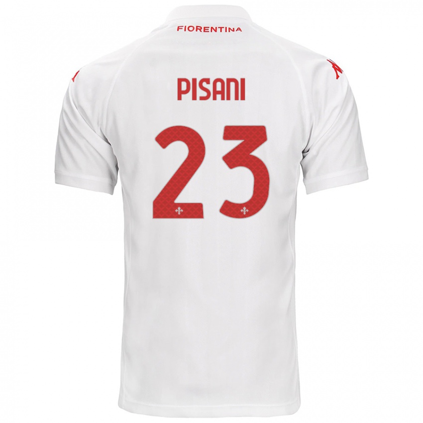 Kinder Diego Pisani #23 Weiß Auswärtstrikot Trikot 2024/25 T-Shirt Schweiz