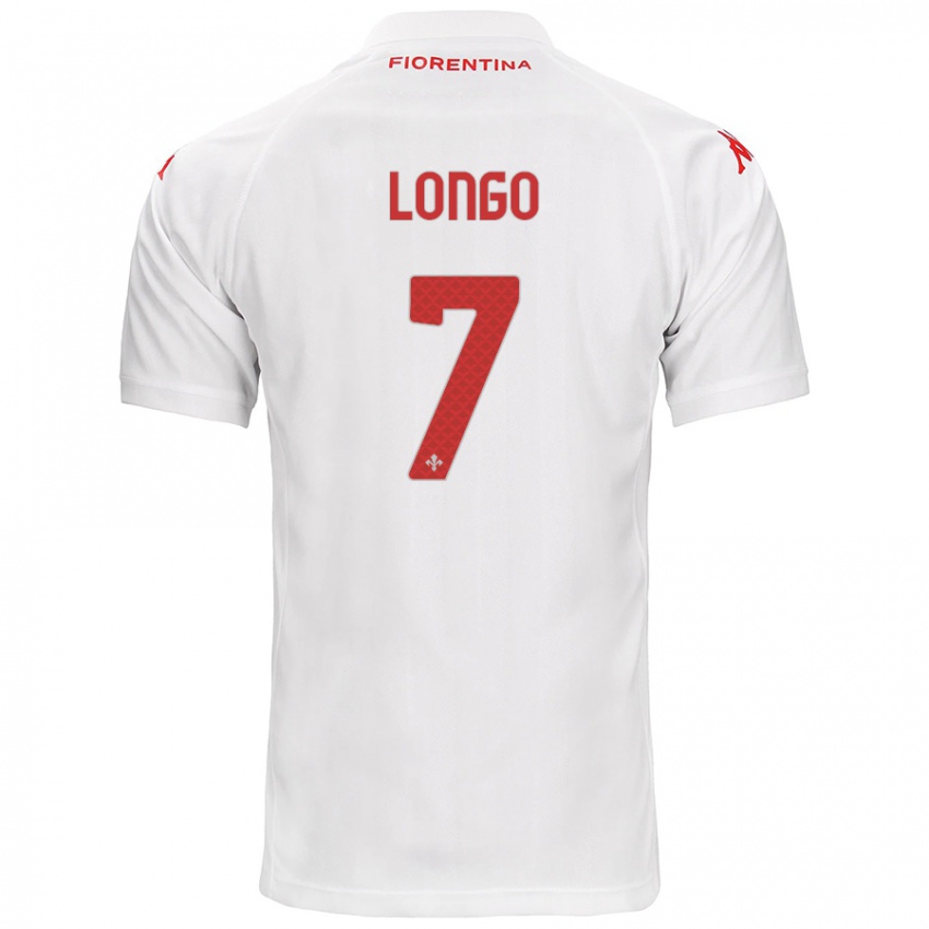 Kinder Miriam Longo #7 Weiß Auswärtstrikot Trikot 2024/25 T-Shirt Schweiz