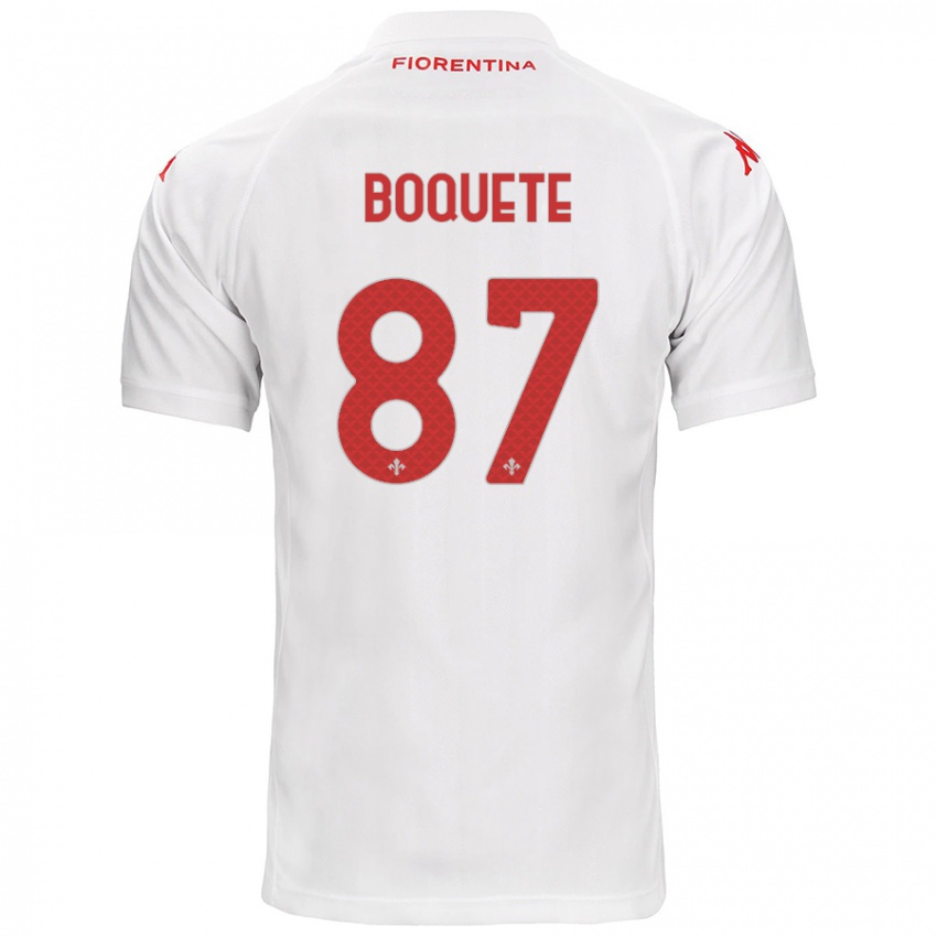 Kinder Veronica Boquete #87 Weiß Auswärtstrikot Trikot 2024/25 T-Shirt Schweiz