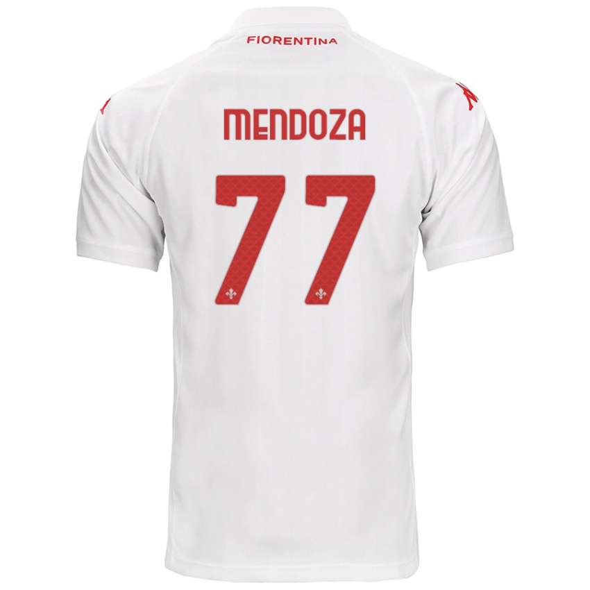 Kinder William Mendoza #77 Weiß Auswärtstrikot Trikot 2024/25 T-Shirt Schweiz